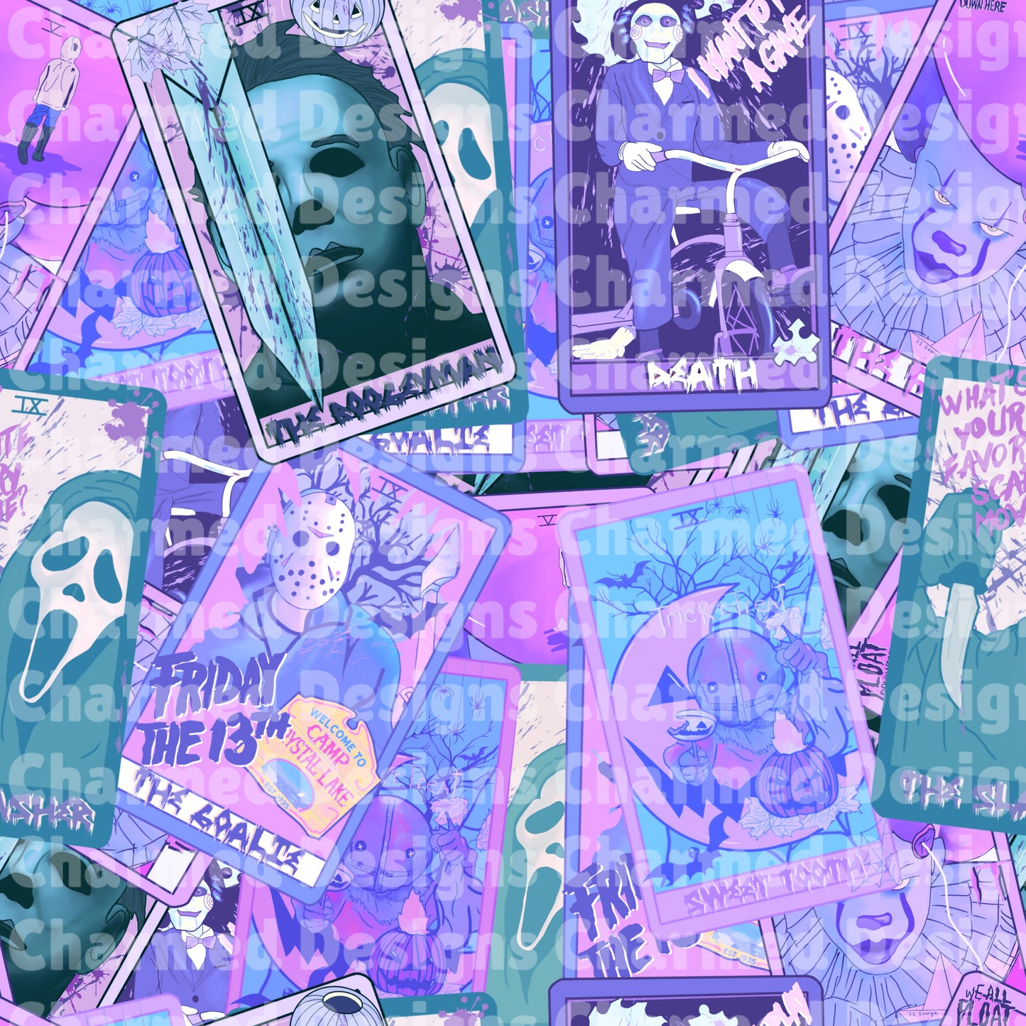 Pastel Horror Tarot