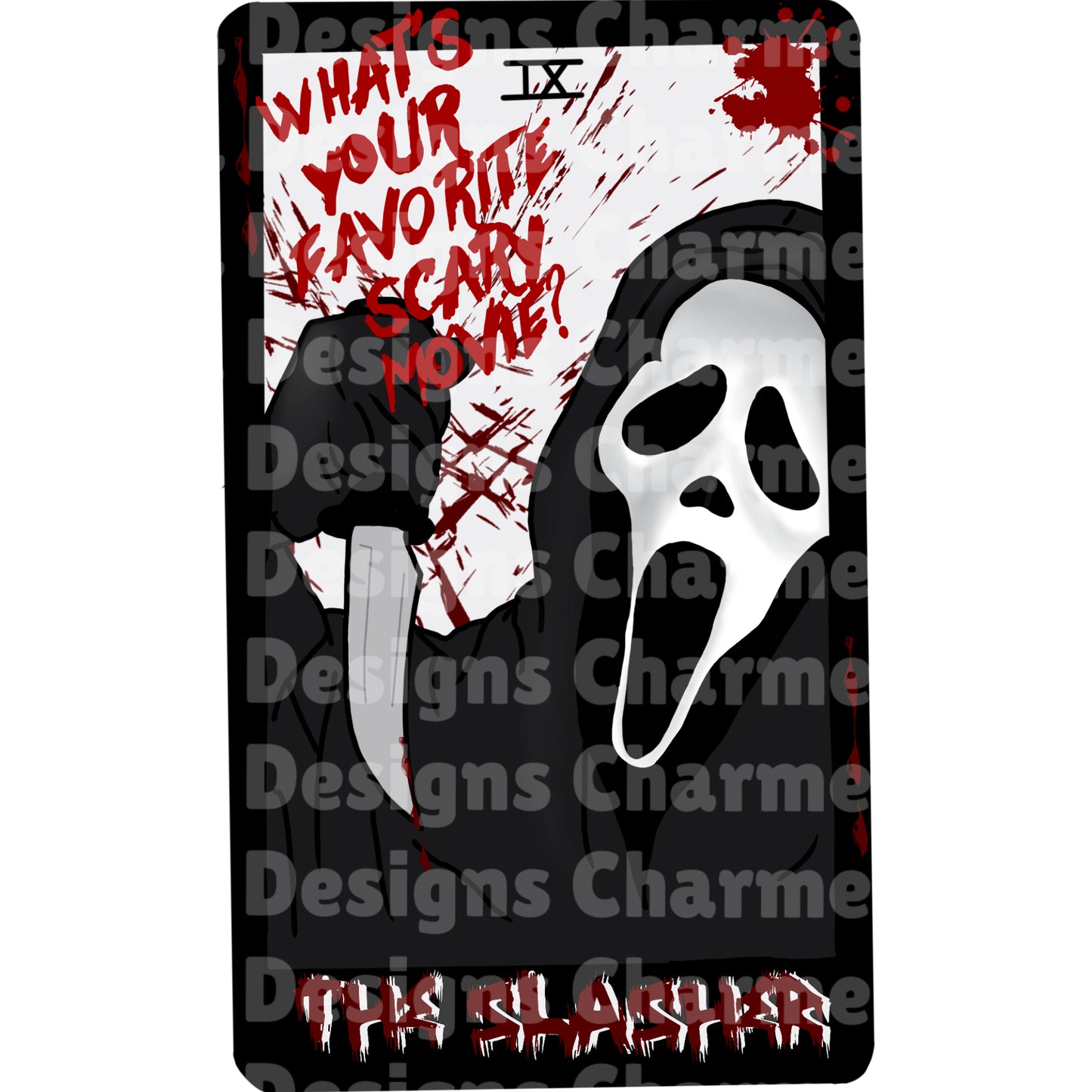 Slasher Tarot PNG